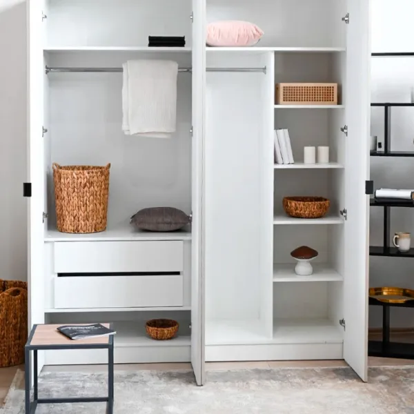 Dulap Linear Fabrik Home Hardy 180 x 55 x 220 / PAL / Gray photo 4 Dulap Linear Fabrik Home Hardy 180 x 55 x 220 / PAL / Gray photo 4