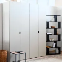 Шкаф Линейный Fabrik Home Hardy 180 x 55см x 220 / ЛДСП / Серый photo 5