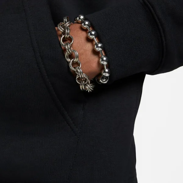 Hanorac pentru bărbați Nike Sportswear Club Fleece Drept/ Black photo 5