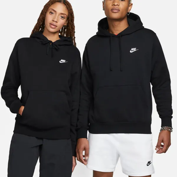 Толстовка для мужчин Nike Sportswear Club Fleece Прямой/ Черный photo 2