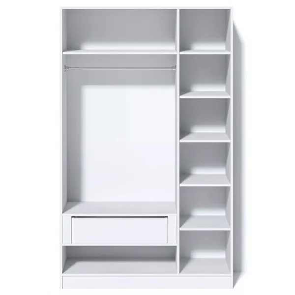 Шкаф Линейный Fabrik Home Hardy 135 x 22см x 220 / ЛДСП / Глянец Серый photo 3 Шкаф Линейный Fabrik Home Hardy 135 x 22см x 220 / ЛДСП / Глянец Серый photo 3