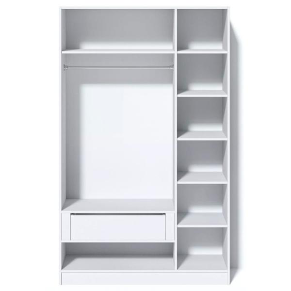 Шкаф Линейный Fabrik Home Hardy 135 x 22см x 220 / ЛДСП / Глянец Серый photo 3 Шкаф Линейный Fabrik Home Hardy 135 x 22см x 220 / ЛДСП / Глянец Серый photo 3
