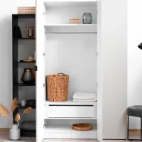 Шкаф Линейный Fabrik Home Hardy 135 x 22см x 220 / ЛДСП / Серый photo 3