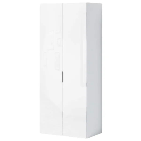 Шкаф Линейный Fabrik Home Hardy 90 x 55см x 220 / ЛДСП / Белый глянец photo 2