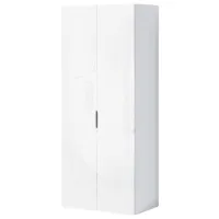 Шкаф Линейный Fabrik Home Hardy 90 x 55см x 220 / ЛДСП / Белый глянец photo 2