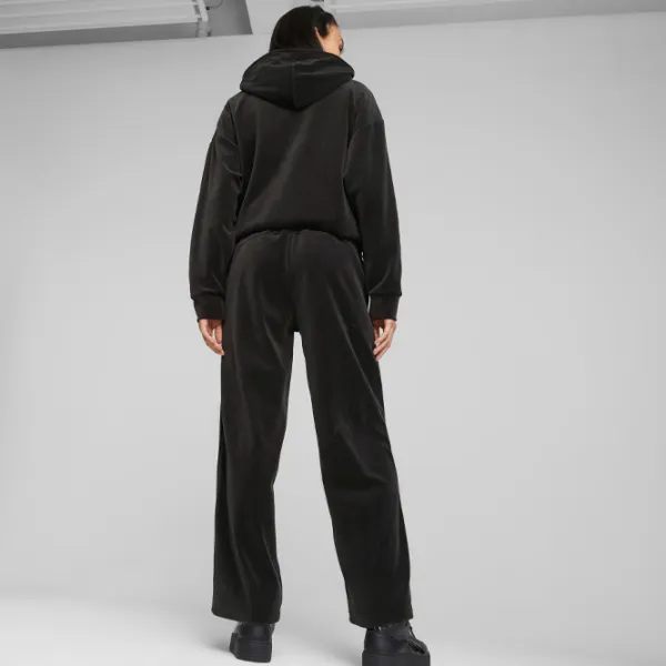 Pantaloni sportivi pentru femei Puma Ess Elevated Velour Straight Pants XS/ Black photo 7 Pantaloni sportivi pentru femei Puma Ess Elevated Velour Straight Pants XS/ Black photo 7