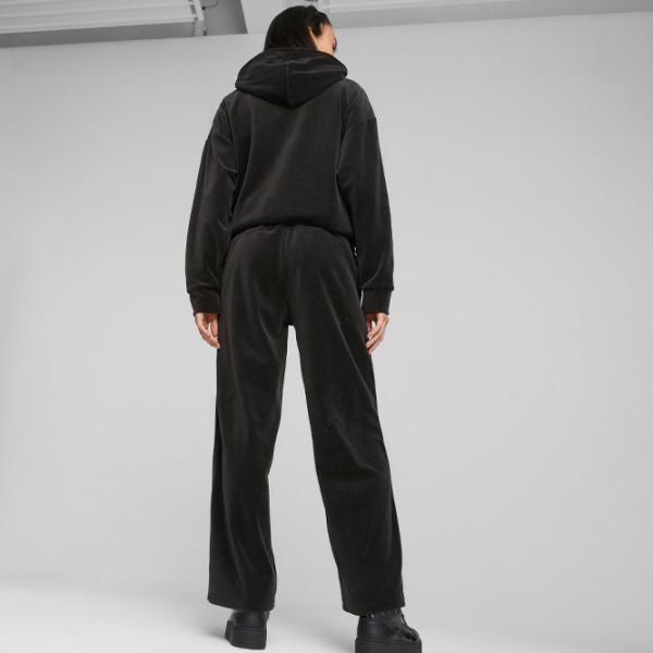 Pantaloni sportivi pentru femei Puma Ess Elevated Velour Straight Pants XS/ Black photo 7 Pantaloni sportivi pentru femei Puma Ess Elevated Velour Straight Pants XS/ Black photo 7