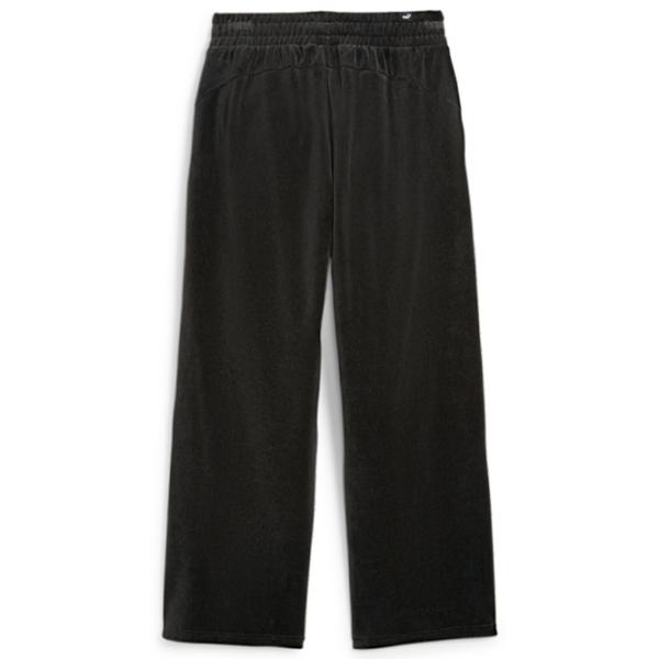 Pantaloni sportivi pentru femei Puma Ess Elevated Velour Straight Pants L/ Black photo 2 Pantaloni sportivi pentru femei Puma Ess Elevated Velour Straight Pants L/ Black photo 2