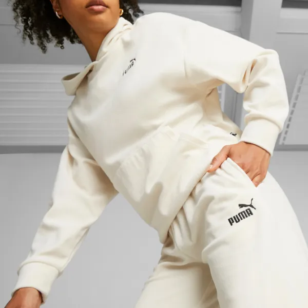 Pantaloni sportivi pentru femei Puma Ess Elevated Velour Straight Pants S/ Alpine Snow photo 4 Pantaloni sportivi pentru femei Puma Ess Elevated Velour Straight Pants S/ Alpine Snow photo 4