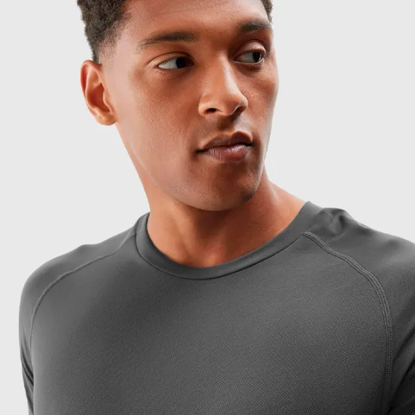 Tricou pentru bărbați 4F 4FAW23TFTSM435-22S 100% poliamidă/ Gray photo 3