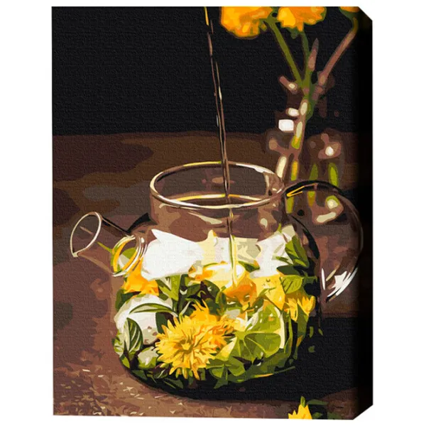 Pictură pe numere BrushMe Pentru o ceașcă de liniște 50 x 40 cm/ Verticală photo 3