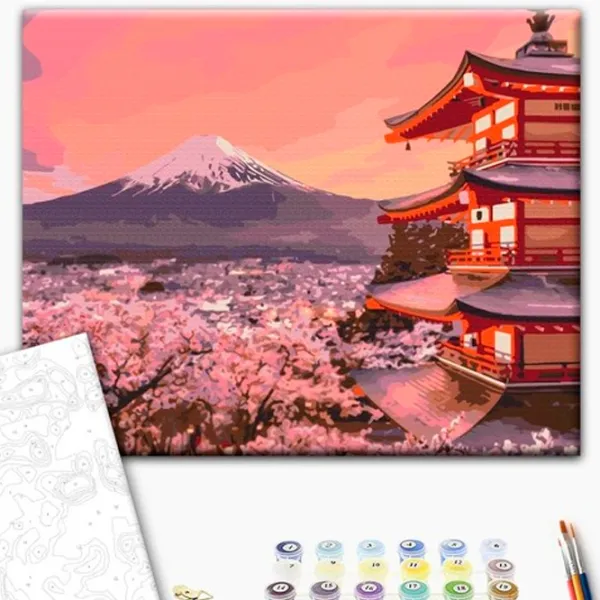 Картина по номерам BrushMe Традиционная Япония 50 x 40 см/ Горизонтальная photo 2 Картина по номерам BrushMe Традиционная Япония 50 x 40 см/ Горизонтальная photo 2
