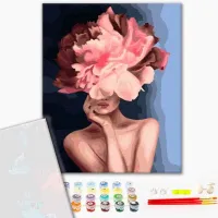 Картина по номерам BrushMe Изящный цветок 50 x 40 см/ Вертикальная photo 2