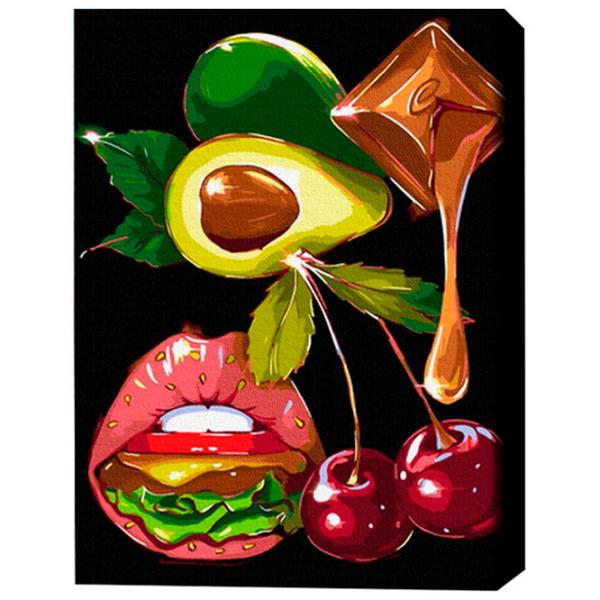 Pictură pe numere BrushMe Aspect gourmet 50 x 40 cm/ Verticală photo 3