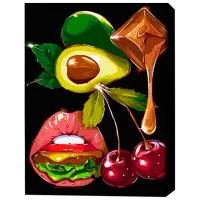 Картина по номерам BrushMe Взгляд гурмана 50 x 40 см/ Вертикальная photo 3