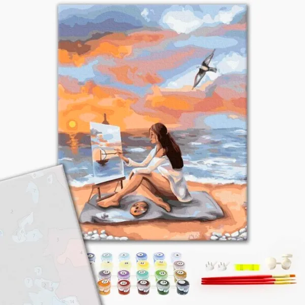 Картина по номерам BrushMe Море вдохновения 50 x 40 см/ Вертикальная photo 2