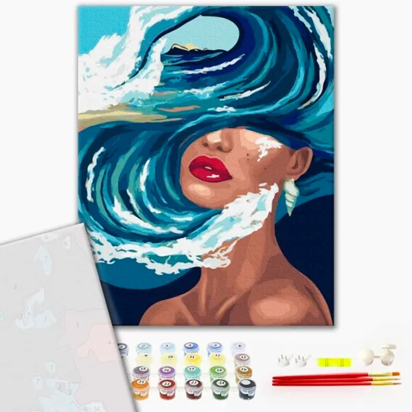 Картина по номерам BrushMe Океан мыслей 50 x 40 см/ Вертикальная photo 2