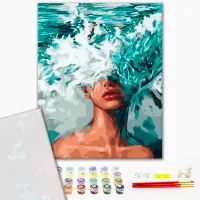 Pictură pe numere BrushMe Oceania 50 x 40 cm/ Verticală photo 2