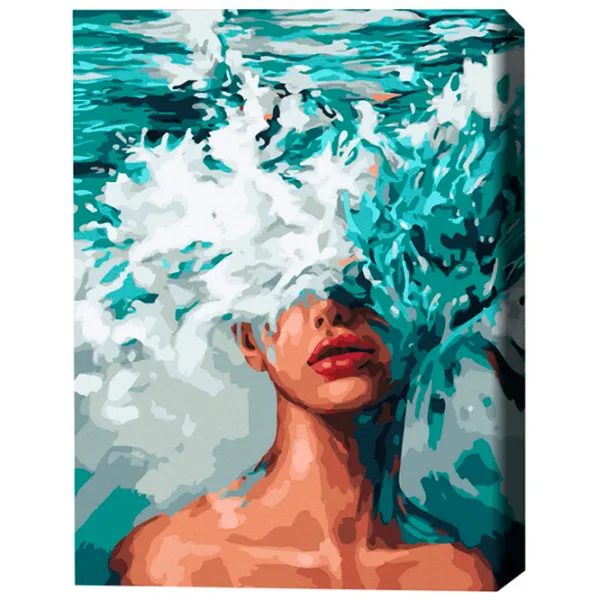 Pictură pe numere BrushMe Oceania 50 x 40 cm/ Verticală photo 3