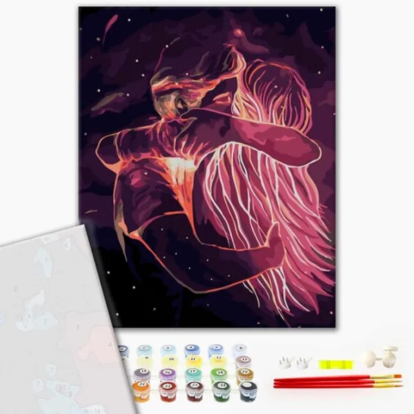 Картина по номерам BrushMe Космические объятия 50 x 40 см/ Вертикальная photo 2 Картина по номерам BrushMe Космические объятия 50 x 40 см/ Вертикальная photo 2