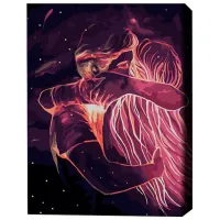 Картина по номерам BrushMe Космические объятия 50 x 40 см/ Вертикальная photo 3