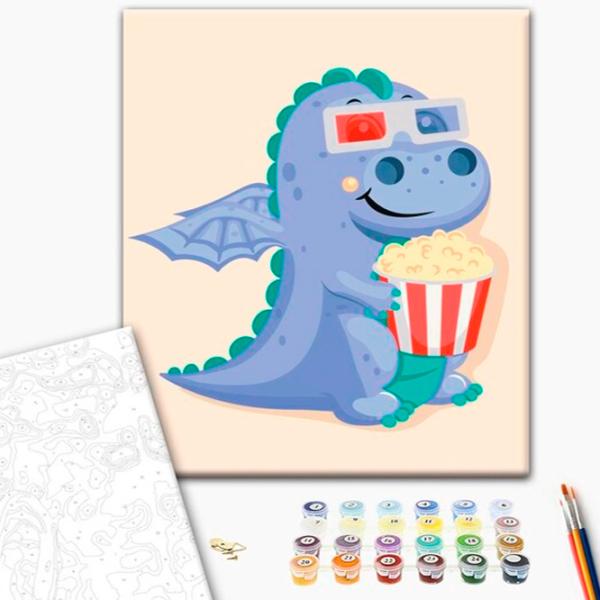 Картина по номерам BrushMe Фильм для дракона 40 x 30 cm/ Вертикальная photo 2 Картина по номерам BrushMe Фильм для дракона 40 x 30 cm/ Вертикальная photo 2