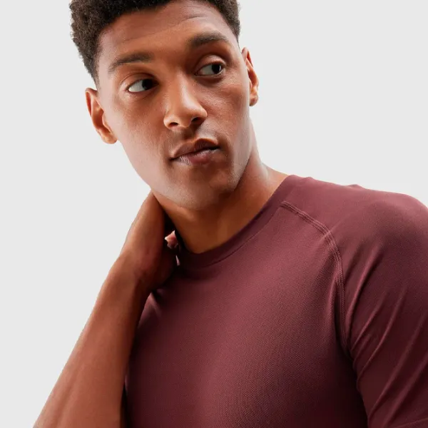 Tricou pentru bărbați 4F 4FAW23TFTSM435-61S 100% poliamidă/ Red photo 3