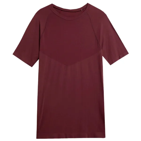 Tricou pentru bărbați 4F 4FAW23TFTSM435-61S 100% poliamidă/ Red photo 4