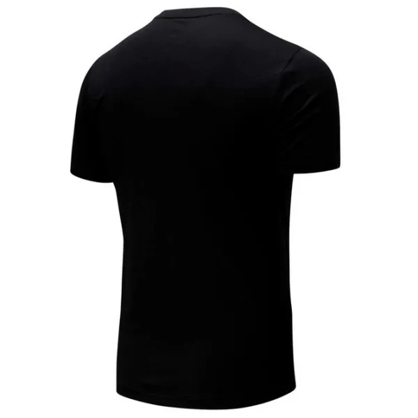 Tricou pentru bărbați New Balance Essentials Stacked Logo 100% bumbac/ Black photo 2