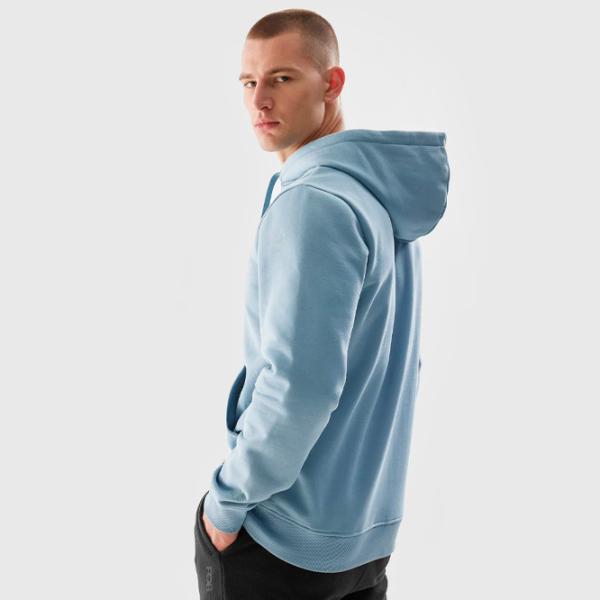 Hanorac pentru bărbați 4F 4FAW23TSWSM0713 Drept/ Blue photo 5