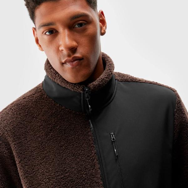 Толстовка для мужчин 4F 4FAW23TFLEM116 Прямой/ Коричневый photo 3