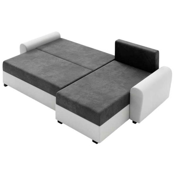Угловой диван Space Meble Dakar L Mikrofaza 1024/ D8 (5597229) Микрофибра/ Серый photo 3 Угловой диван Space Meble Dakar L Mikrofaza 1024/ D8 (5597229) Микрофибра/ Серый photo 3
