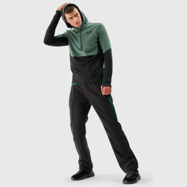 Hanorac pentru bărbați 4F 4FAW23TFLEM117 Strâmt/ Olive khaki photo 3