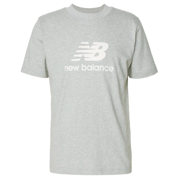 Футболка для мужчин New Balance Essentials Stacked Logo 100% хлопок/ Серый photo 7 Футболка для мужчин New Balance Essentials Stacked Logo 100% хлопок/ Серый photo 7