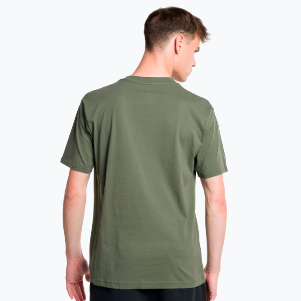 Футболка для мужчин New Balance Essentials Stacked Logo 100% хлопок/ Оливковый Зелёный photo 3