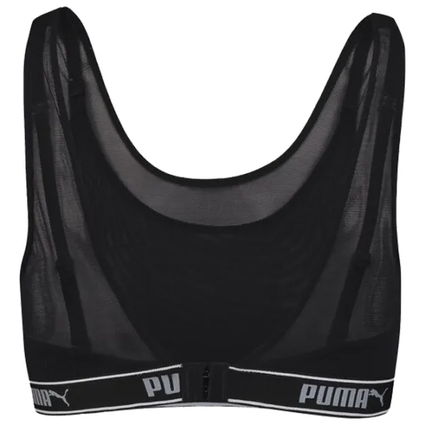 Bustieră pentru femei Puma Top Mesh Layered 1Hang Black photo 2