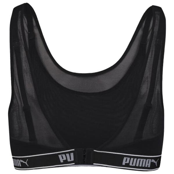 Bustieră pentru femei Puma Top Mesh Layered 1Hang Black photo 2