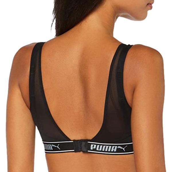 Bustieră pentru femei Puma Top Mesh Layered 1Hang Black photo 4