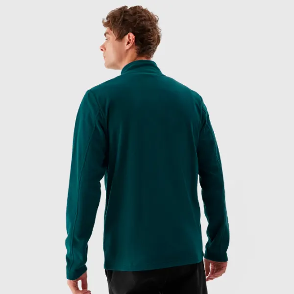 Hanorac pentru bărbați 4F 4FAW23TFLEM120 Drept/ Turquoise photo 4