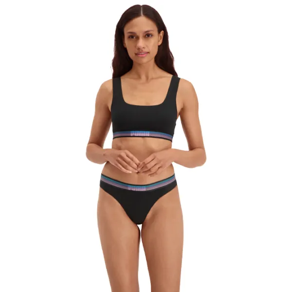 Sutien pentru femei Puma Luminous Scoop Neck XS/ Black/ Top-bra photo 5