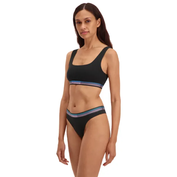 Sutien pentru femei Puma Luminous Scoop Neck L/ Black/ Top-bra photo 4