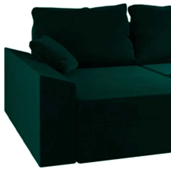 Canapea Space Meble Paul U Itaka 10 (5596876) Catifea/ Dark Green photo 5
