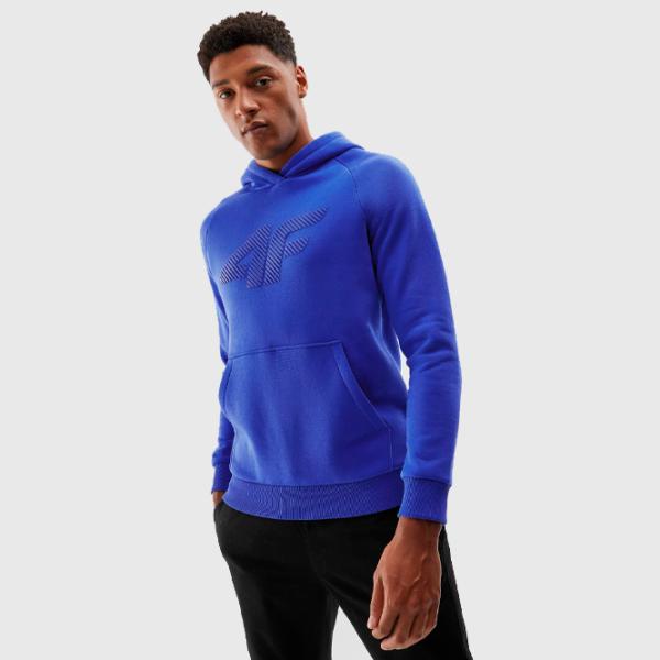 Толстовка для мужчин 4F 4FRAW23TSWSM1140 Прямой/ Cobalt Blue photo 3