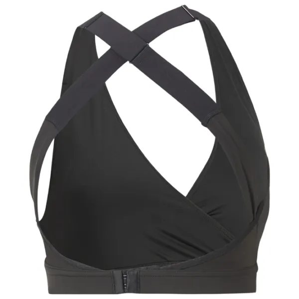 Топ для женщин Puma Mid Impact Yogini Cross Over Черный photo 2