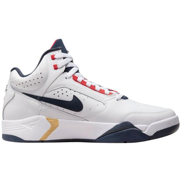 Ghete pentru bărbați Nike Air Flight Lite Mid 40 / White Red photo 3