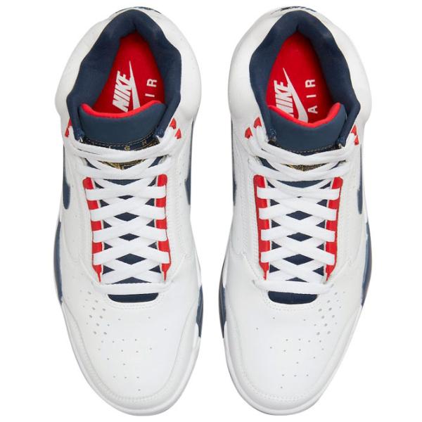 Ghete pentru bărbați Nike Air Flight Lite Mid 40 / White Red photo 4