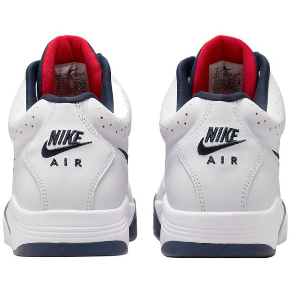 Ghete pentru bărbați Nike Air Flight Lite Mid 40 / White Red photo 5