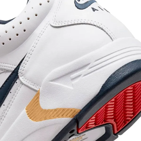 Ghete pentru bărbați Nike Air Flight Lite Mid 40 / White Red photo 8