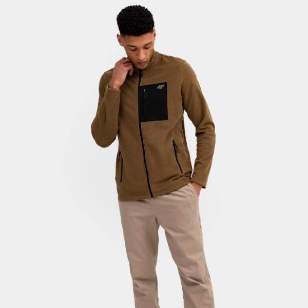 Толстовка для мужчин 4F 4FSS23TFLEM074 Прямой/ Коричневый photo 3