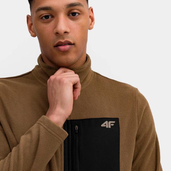 Толстовка для мужчин 4F 4FSS23TFLEM074 Прямой/ Коричневый photo 4